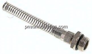 Gerade Verschraubung G 1/2"-10x8mm mit Knickschutz