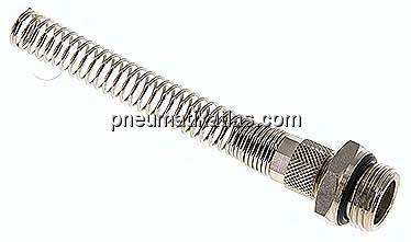 Gerade Verschraubung G 1/2"-10x8mm mit Knickschutz