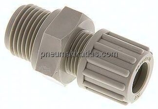 Gerade Verschraubung G 1/2"-12x9mm, Polypropylen