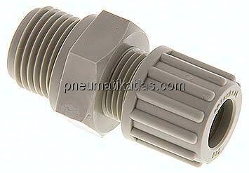 Gerade Verschraubung G 1/2"-12x9mm, Polypropylen