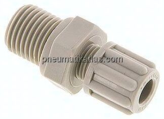 Gerade Verschraubung G 1/4"-6x4mm, Polypropylen