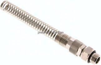 Gerade Drehverschraubung G 1/4"-10x6,5mm mit Knickschutz