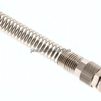 Gerade Drehverschraubung G 1/4"-10x6,5mm mit Knickschutz