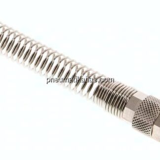 Gerade Drehverschraubung G 1/4"-10x8mm mit Knickschutz