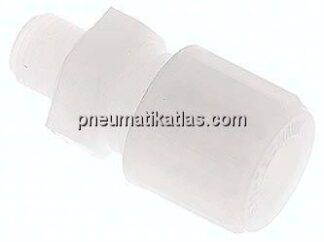 Gerade Verschraubung G 1/8"-8x6mm, PVDF