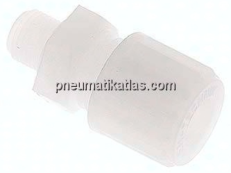 Gerade Verschraubung G 1/8"-8x6mm, PVDF