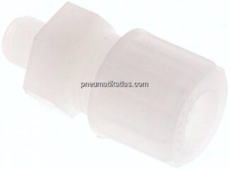 Gerade Verschraubung G 1/8"-10x8mm, PVDF