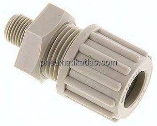 Gerade Verschraubung G 1/8"-12x9mm, Polypropylen