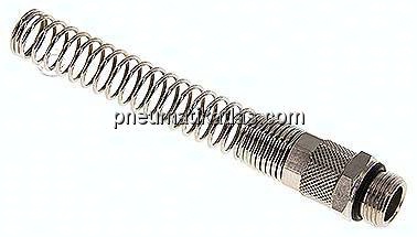 Gerade Verschraubung G 3/8"-12x10mm mit Knickschutz