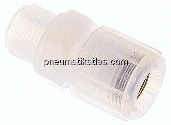 Gerade Verschraubung G 3/8"-12x10mm, PFA