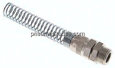 Gerade Verschraubung G 3/8"-12x9mm mit Knickschutz