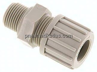 Gerade Verschraubung G 3/8"-14x12mm, Polypropylen