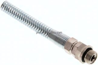 Gerade Drehverschraubung G 3/8"-10x8mm mit Knickschutz