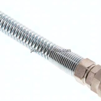 Gerade Drehverschraubung G 3/8"-10x8mm mit Knickschutz