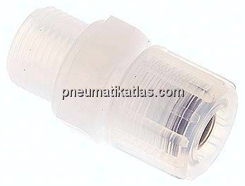 Gerade Verschraubung G 3/8"-10x8mm, PFA