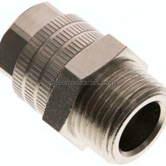 Gerade Verschraubung G 3/8"-11,6x9mm, Messing vernickelt