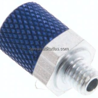 Gerade Verschraubung M 5-6x4mm, Aluminium
