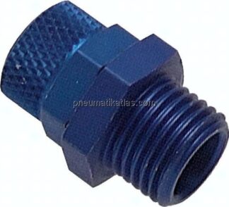 Gerade Verschraubung G 1/8"-4,3x3mm, Aluminium
