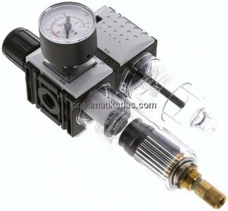 FUTURA Wartungseinheit, 2-tlg., G 1/4", 0,5 - 10 bar, Baur.0