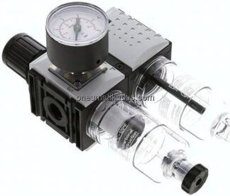 FUTURA Wartungseinheit, 2-tlg., G 1/4", 0,2 - 4 bar, Baur.0