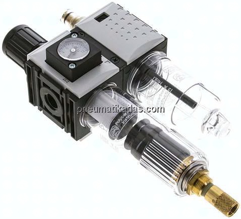 FUTURA Wartungseinheit, 2-tlg., G 1/4", 0,5 - 8 bar, Baur.0
