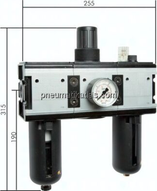 MULTIFIX Wartungseinheit (4), 3-tlg., G 3/4", 0,5 - 10 bar