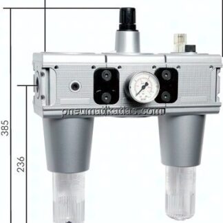 MULTIFIX Wartungseinheit (5), 3-tlg., G 3/4", 0,5 - 10 bar