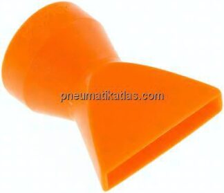 Gelenkschlauch 1/2", Flachdüse 32 mm breit (innen)