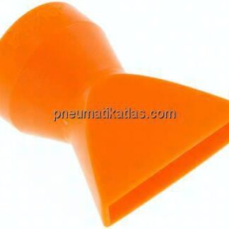 Gelenkschlauch 1/2", Flachdüse 32 mm breit (innen)