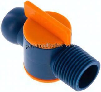 Gelenkschlauch 1/2", Absperrhahn, Gewinde R 1/2" & Gelenkschlauchanschluss