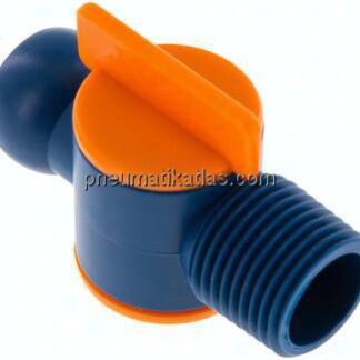 Gelenkschlauch 1/2", Absperrhahn, Gewinde R 1/2" & Gelenkschlauchanschluss