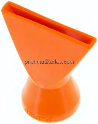 Gelenkschlauch 1/4", Flachdüse 24 mm breit (innen)