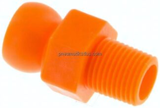 Gelenkschlauch 1/4", Gewindestück R 1/8"