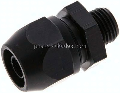 Gerade Verschraubung G 1/4"-12x9mm, für Silberschlauch