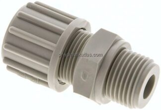Gerade Verschraubung G 1/2"-16x10mm, Polypropylen