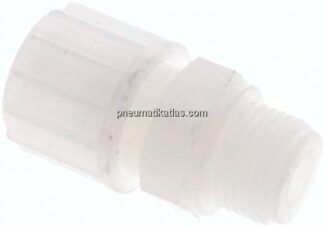 Gerade Verschraubung G 1/2"-16x10mm, PVDF