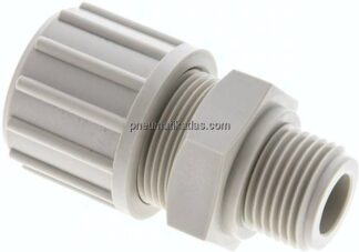 Gerade Verschraubung G 1/2"-20x13mm, Polypropylen