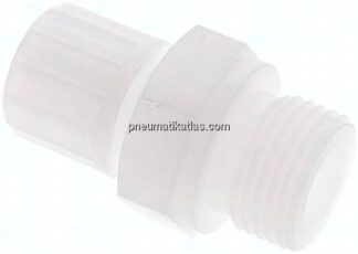 Gerade Verschraubung G 1/2"-10x4mm, PVDF