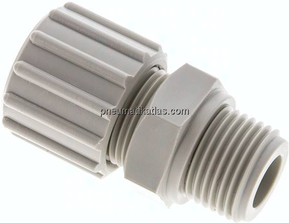 Gerade Verschraubung G 1/2"-15x9mm, Polypropylen
