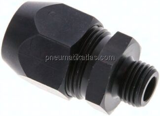 Gerade Verschraubung G 1/4"-16x10mm, Aluminium