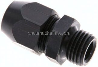 Gerade Verschraubung G 1/4"-10x4mm, Aluminium