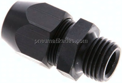 Gerade Verschraubung G 1/4"-10x4mm, Aluminium