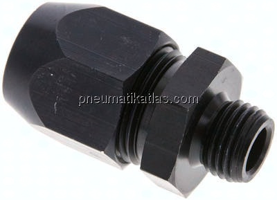 Gerade Verschraubung G 1/4"-14x8mm, Aluminium