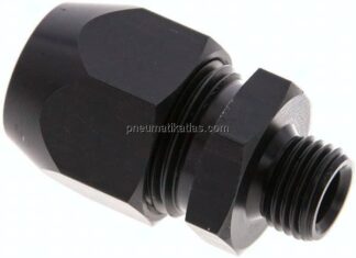 Gerade Verschraubung G 1/4"-15x9mm, Aluminium