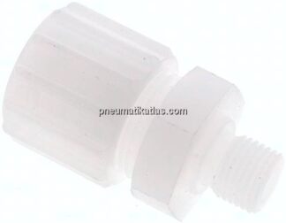 Gerade Verschraubung G 1/4"-15x9mm, PVDF