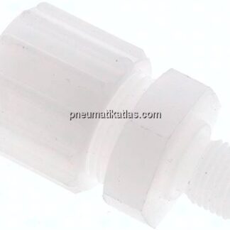 Gerade Verschraubung G 1/4"-15x9mm, PVDF