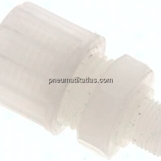 Gerade Verschraubung G 1/8"-10x4mm, PVDF