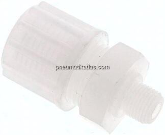 Gerade Verschraubung G 1/8"-12x6mm, PVDF