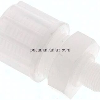 Gerade Verschraubung G 1/8"-12x6mm, PVDF
