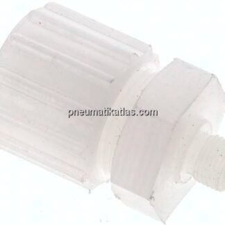 Gerade Verschraubung G 1/8"-15x9mm, PVDF